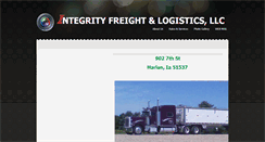 Desktop Screenshot of integrityfreight.com